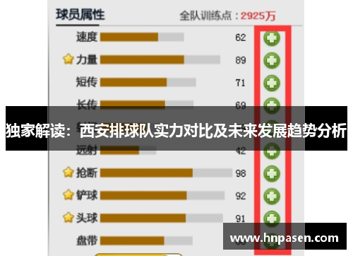独家解读：西安排球队实力对比及未来发展趋势分析